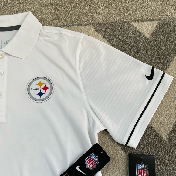 Nike official NFL on-field Steelers Polo, Men’s size small - Picture 8 of 13
